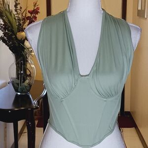 MICAS Corset Style Top NWT